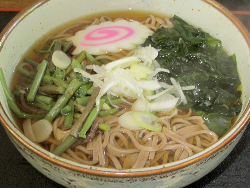 山菜蕎麦